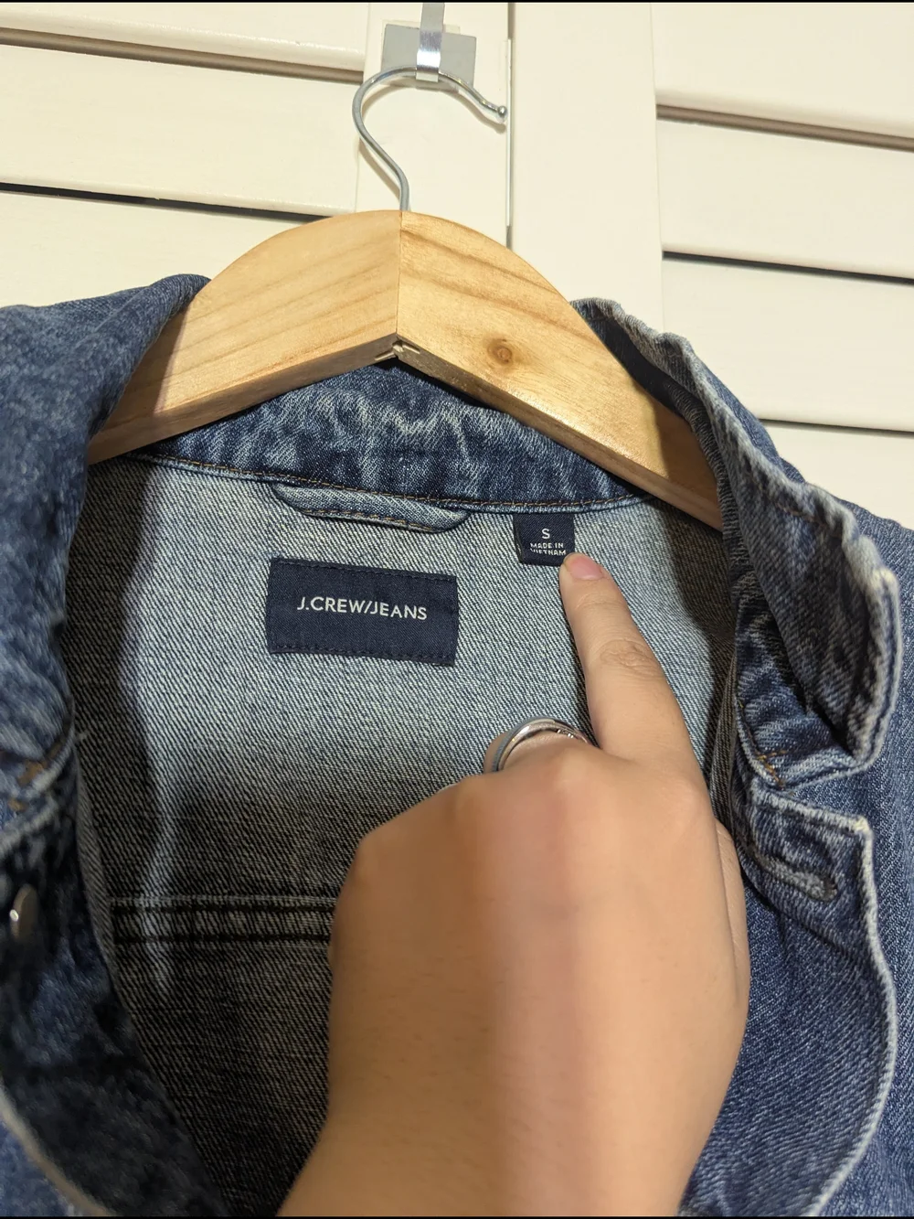 J. Crew Men's Blue Denim Jacket